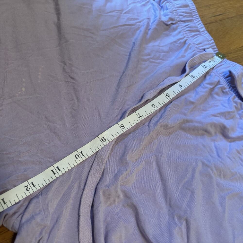 COMFRT Women’s Light Purple Pajama Shirts Lounge Made In USA Stain Travel Large - Picture 6 of 8